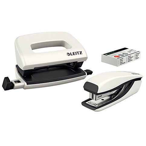 LEİTZ 5561 WOW MİNİ ZIMBA MAKİNESİ+DELGEÇ SETİ METALİK BEYAZ - 1