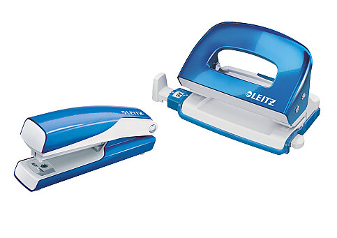 LEİTZ 5561 WOW MİNİ ZIMBA MAKİNESİ+DELGEÇ SETİ METALİK MAVİ - 1