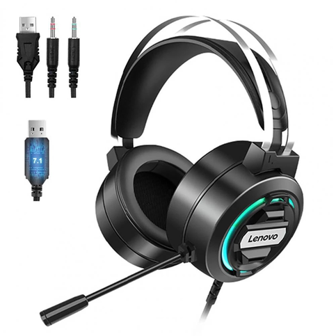 Lenovo H401 Mikrofonlu Gaming Oyuncu Kulaklık Işıklı - 2