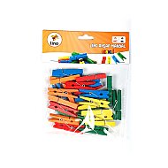 LİNO RBZ-038 RENKLİ AHŞAP MANDAL - LİNO