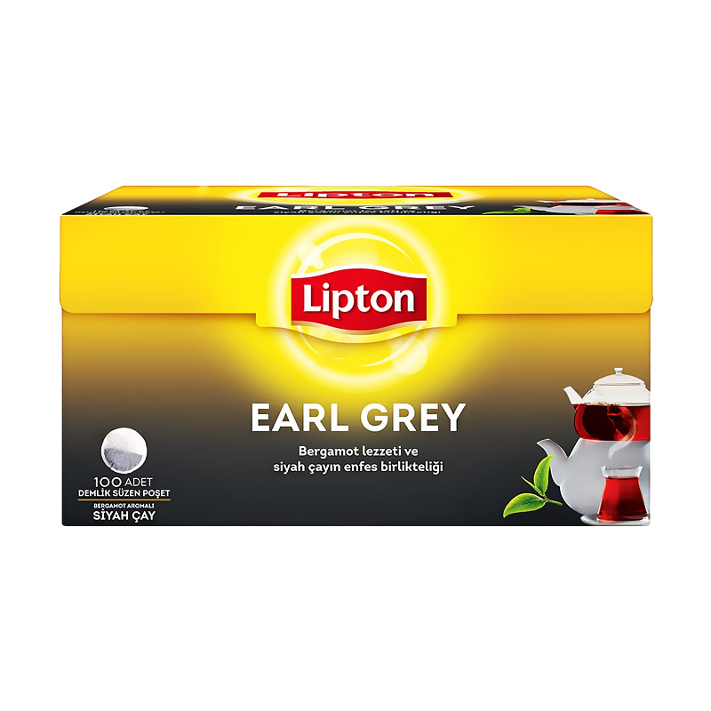 LİPTON EARL GREY DEMLİK POŞET ÇAY 3.2grx100LÜ