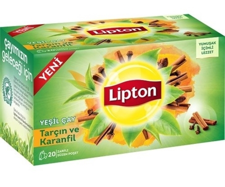 Lipton Tarçın Karanfilli Yeşil Çay 1.5grx20li - 1