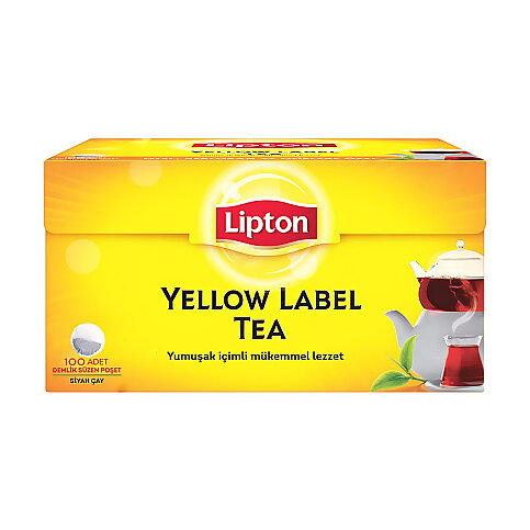 LİPTON YELLOW LABEL DEMLİK POŞET ÇAY 3.2grx100LÜ - 1