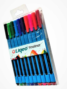 LİQEO F-8027 FİNELİNER KEÇE UÇLU KALEM 0.4mm 10 RENK - 2