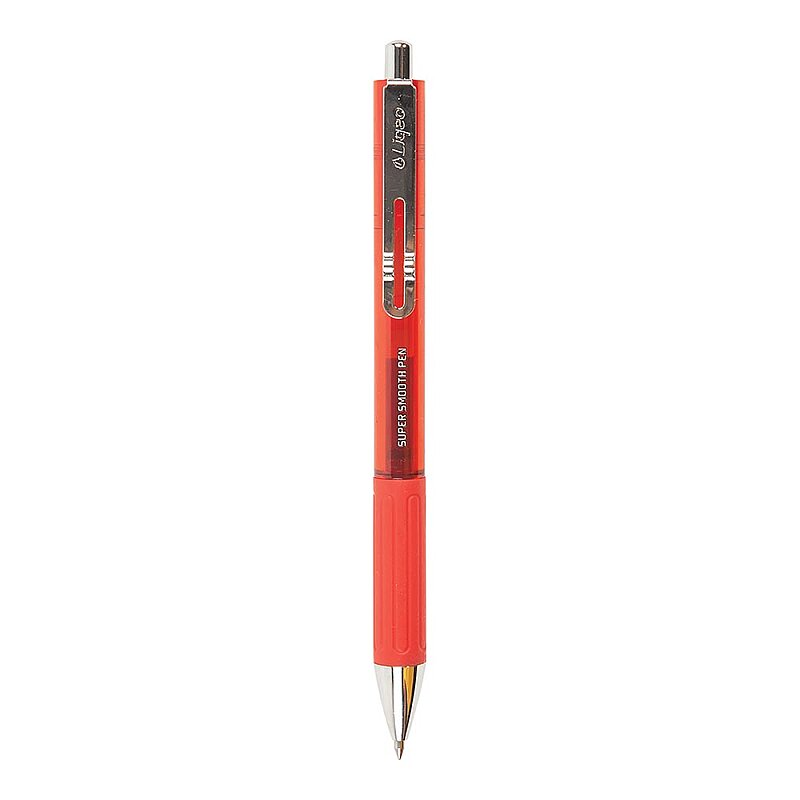 LİQEO G-7009-080 SÜPER SMOOTH GEL JEL KALEM 0.7 KIRMIZI