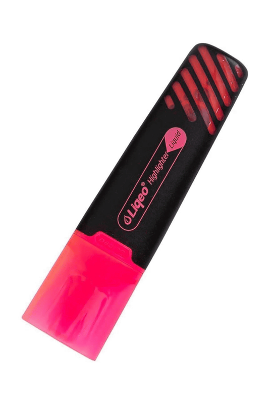 LİQEO H-3128-060 LİKİT FOSFORLU KALEM PEMBE