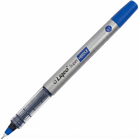 LİQEO R-5004I07-130 İĞNE UÇLU ROLLER KALEM 0.7 MAVİ - 1