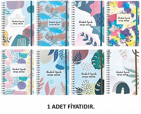 LİZ SPİRALLİ AKADEMİK AJANDA 17x24 2024-2025 (AJAKDSP) - 1