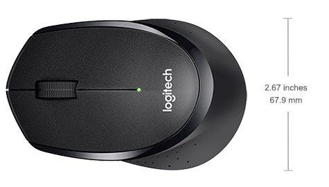 LOGİTECH B330 KABLOSUZ MOUSE SLİENT SİYAH (910-004913) - 2