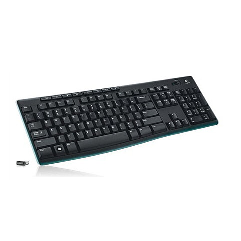 LOGİTECH K270 KABLOSUZ KLAVYE QTR USB SİYAH (920-003761) - 1
