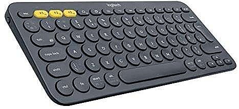LOGİTECH K380 KABLOSUZ KLAVYE QTR GRİ (920-007586) - 1