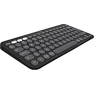LOGİTECH K380S KABLOSUZ KLAVYE PEBBLE KEYS SİYAH(920-011859) - LOGİTECH