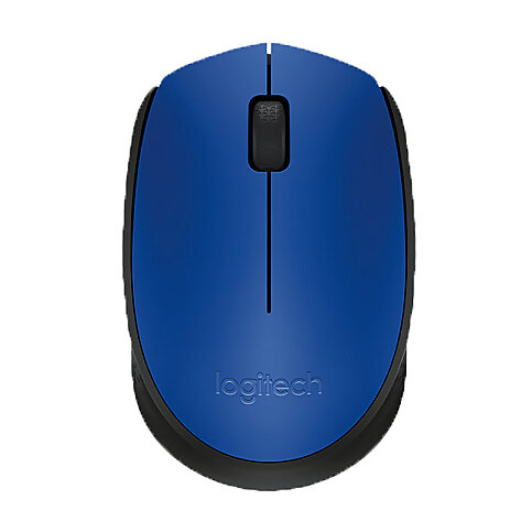LOGİTECH M171 KABLOSUZ MOUSE MAVİ (910-004640) - 1