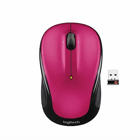 LOGİTECH M171 WİRELESS KABLOSUZ MOUSE BLACK RED (910-004645) - 1