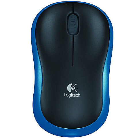LOGİTECH M185 KABLOSUZ MOUSE MAVİ (910-002236) - 1
