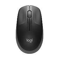 LOGİTECH M190 BÜYÜK BOY KABLOSUZ MOUSE SİYAH-GRİ (910-005905) - LOGİTECH
