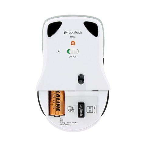 Logitech M560 Kablosuz Mouse Beyaz (910-003913) - 3