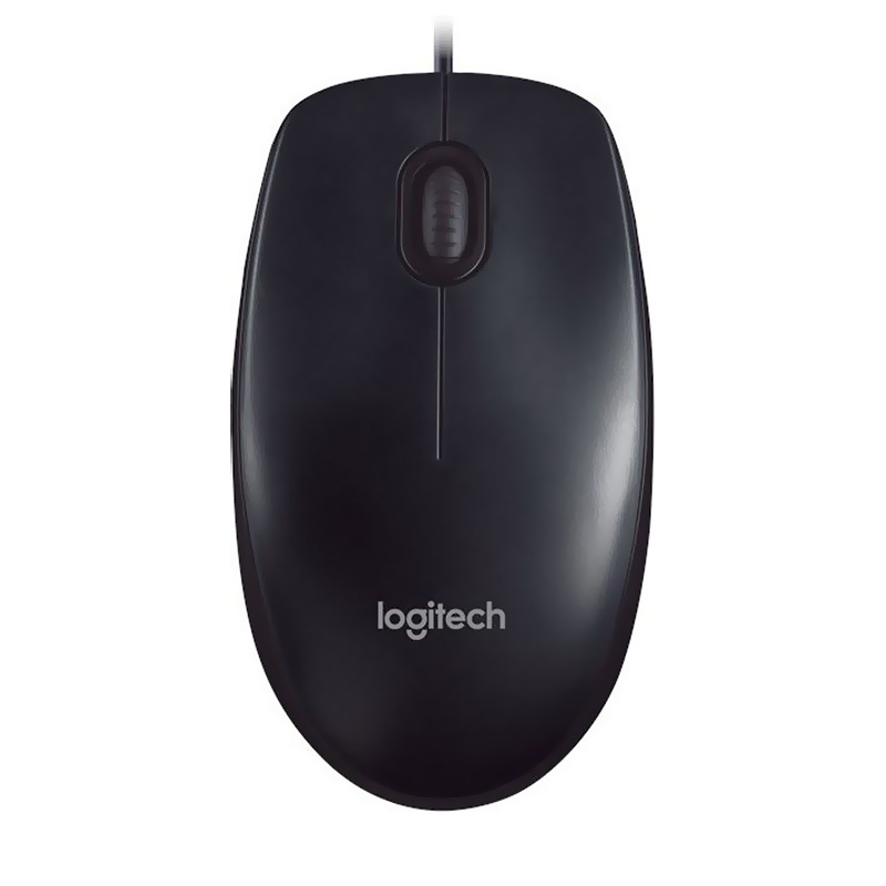 LOGİTECH M90 KABLOLU MOUSE SİYAH-GRİ(910-001793)