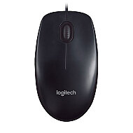 LOGİTECH M90 KABLOLU MOUSE SİYAH-GRİ (910-001793) - LOGİTECH