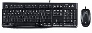 LOGİTECH MK120 KABLOLU KLAVYE MOUSE Q USB SİYAH (920-002560) - LOGİTECH