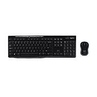 LOGİTECH MK270 KABLOSUZ KLAVYE MOUSE Q USB SİYAH (920-004525) - LOGİTECH