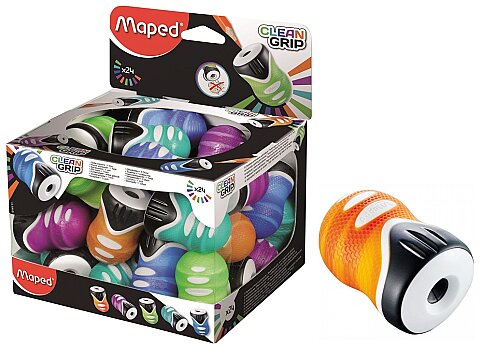 MAPED 014111 CLEAN GRİP HAZNELİ KALEMTRAŞ - 1