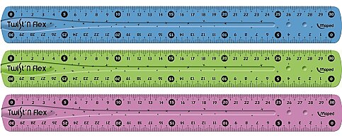 MAPED 027900 TWİST'N FLEX DÜZ ESNEK CETVEL 30cm - 1