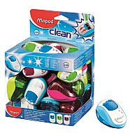 MAPED 030211 CLEAN HAZNELİ ÇİFT BIÇAKLI KALEMTRAŞ - MAPED
