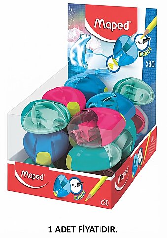 MAPED 032711 İ-GLOO EJECT HAZNELİ KALEMTRAŞ - 1