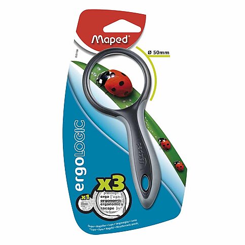MAPED 039100 BÜYÜTEÇ 3-50mm GRİ BLİSTER - 1