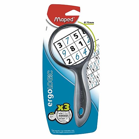 MAPED 039300 BÜYÜTEÇ 3-75mm GRİ BLİSTER - 1