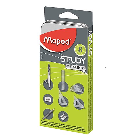 MAPED 119418 STUDY NİKEL PERGEL TAKIMI 8Lİ - 1