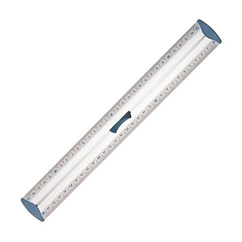 MAPED 120130 TRİPLE ALÜMİNYUM CETVEL 30cm - 1
