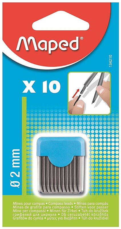 MAPED 134210AA YEDEK PERGEL UCU 2mm 10LU BLİSTER