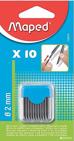MAPED 134210AA YEDEK PERGEL UCU 2mm 10LU BLİSTER - 1