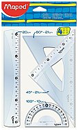 MAPED 242820 START MEDİUM CETVEL SETİ 20cm 4LÜ - MAPED