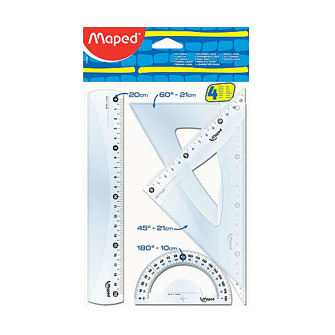 MAPED 242820 START MEDİUM CETVEL SETİ 20cm 4LÜ - 2