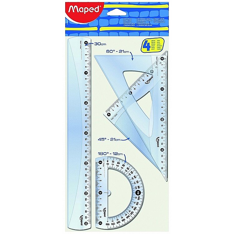 MAPED 242830 START MAXİ CETVEL SETİ 30cm 4LÜ