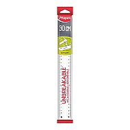 MAPED 245620 STUDY KIRILMAZ CETVEL 30cm ŞEFFAF BLİSTER - MAPED