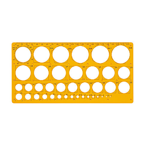 MAPED 277620 DAİRE ŞABLONU 1-35 - 1
