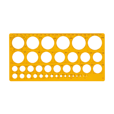 Maped 277620 Daire Şablonu 1-35 - 1