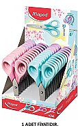 MAPED 484211 SENSOFT FLUO PASTEL RENKLİ MAKAS 13cm - MAPED
