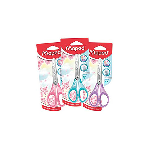 Maped 484211 Sensoft Fluo Pastel Renkli Makas 13cm - 2
