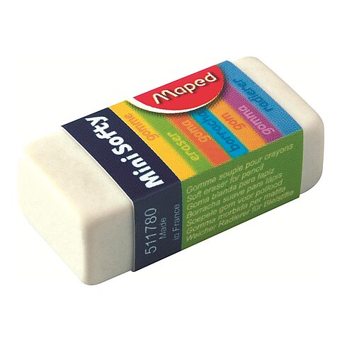 Maped 511780 Softy Mini Beyaz Silgi - 1