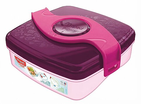 MAPED 870301 PİCNİK BESLENME KUTUSU PEMBE 520ml - 1