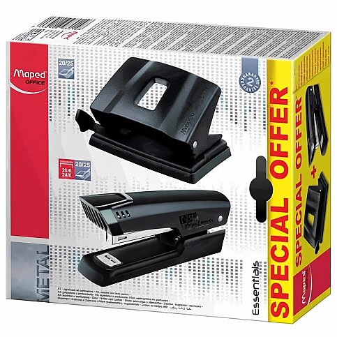MAPED 898014 ESSENTİALS ZIMBA MAKİNESİ+DELGEÇ SETİ METAL - 2