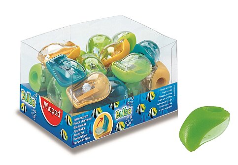 MAPED 507100 BULBO KAPAKLI PLASTİK KALEMTRAŞ - 1