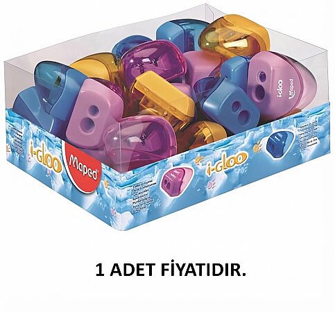 MAPED 534756ZG İ-GLOO HAZNELİ ÇİFT BIÇAKLI KALEMTRAŞ - 1