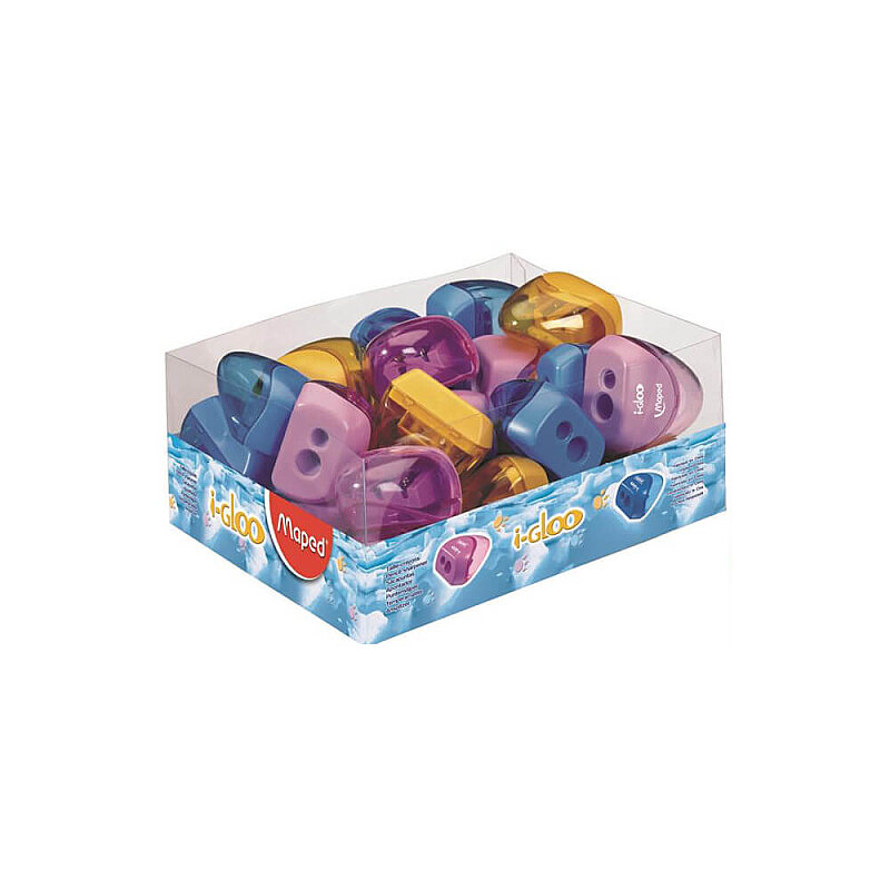 MAPED 534756ZG İ-GLOO HAZNELİ ÇİFT BIÇAKLI KALEMTRAŞ