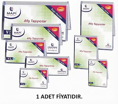 MAPİ V TİPİ YATAY AFİŞ TAŞIYICI 297x160mm (5342540) - 1
